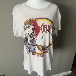 MadeWorn Brand Stevie Nicks in Concert Rare Double Sided T-Shirt - Sz Small